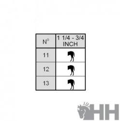  Herradura Kerckhaert Pride Tapered E.u. Reining Sin Pestaña Posterior