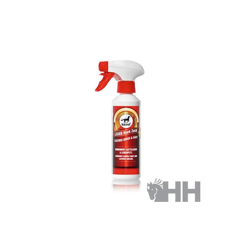  Jaboncillo Leovet Leather Care Quick & Easy Doble Cuidado Liquido Con Pulverizador