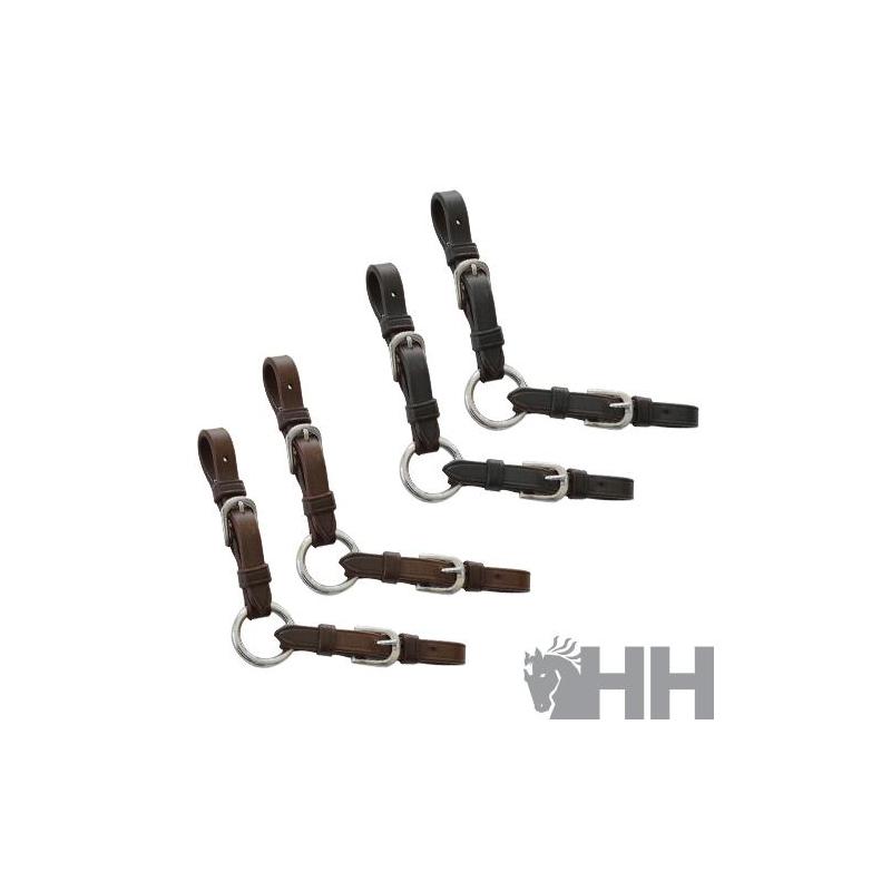 Puente Pelham Lexhis Green Cuero Con Hebillas Articulado (par)