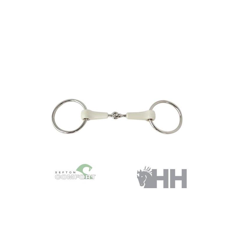  Filete Sefton Comfort Anilla Embocadura Partida Simple Grosor 18 Mm