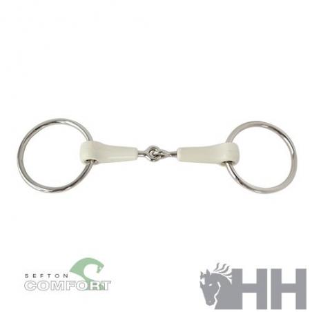  Filete Sefton Comfort Anilla Embocadura Partida Simple Grosor 18 Mm