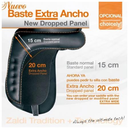 Baste Extra Ancho Dropped Panel Opción Silla Zaldi