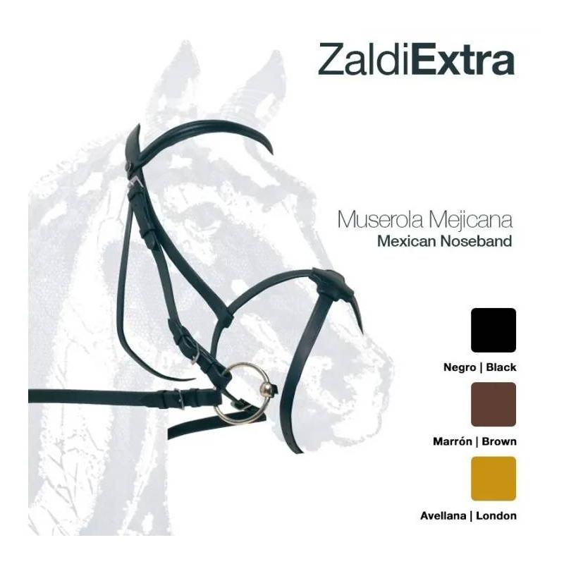 Cabezada Zaldi Extra 157 Muserola Mejicana