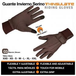 Guante Invierno Serino Thinsulate Marrón