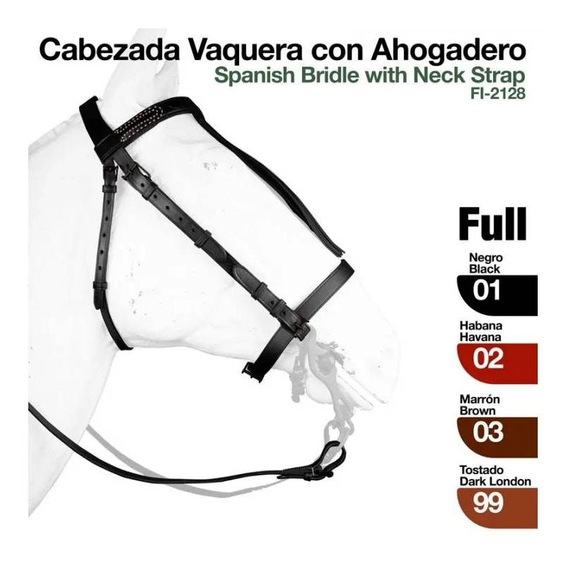 Cabezada Vaquera Con Ahogadero 2128 