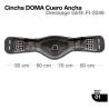 Cincha Doma Cuero Ancha Fi-2546