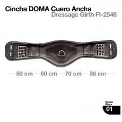 Cincha Doma Cuero Ancha Fi-2546