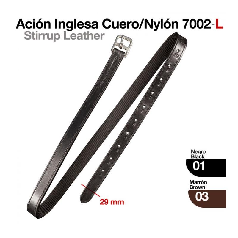 Ación Inglesa Cuero/nylon 7002/l