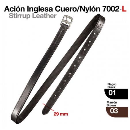 Ación Inglesa Cuero/nylon 7002/l