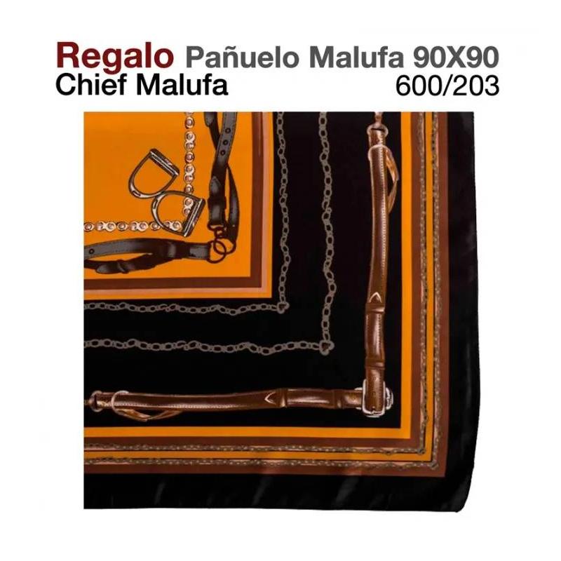 Regalo Pañuelo Malufa 90X90 600/58 Marrón