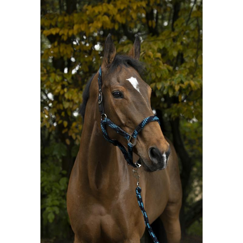 Cabezada De Cuadra + Ramal Equithème "tressé"