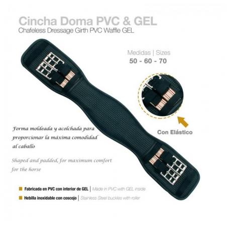Cincha Doma Pvc & Gel 4107855r-20k