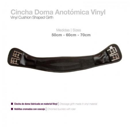  Cincha Doma Anatómica Vinyl Tc-8006