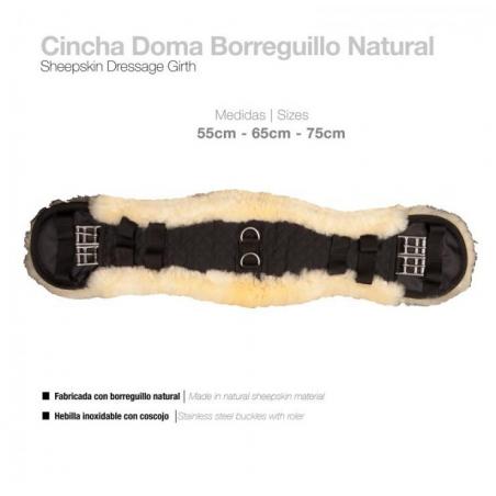  Cincha Doma Borreguillo Natural R10