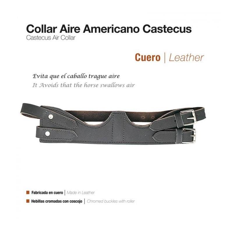  Collar Aire Americano Cuero Castecus 894 Marrón