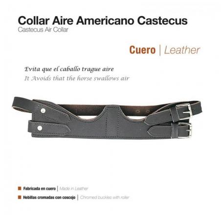  Collar Aire Americano Cuero Castecus 894 Marrón