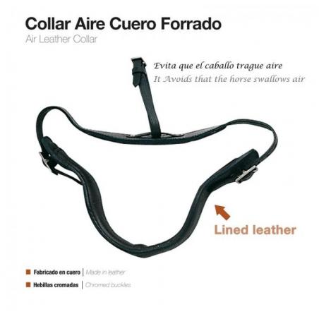  Collar Aire Cuero Forrado 2713