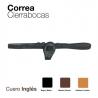  Correa Cierrabocas Cuero Inglés