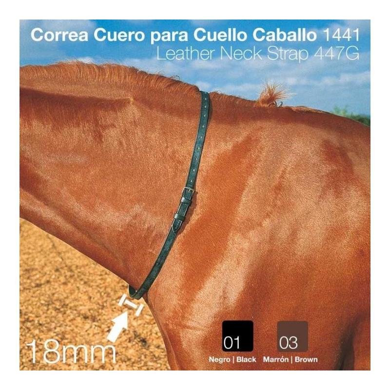  Correa Cuero Para Cuello Caballo 1441
