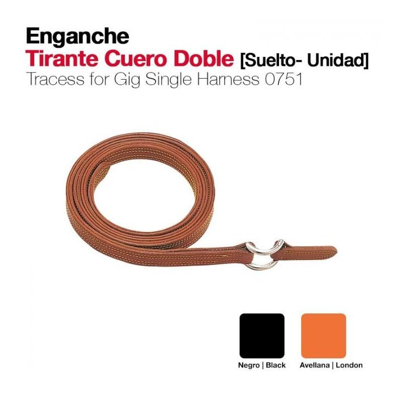  Enganche Tirante Cuero Suelto Unidad