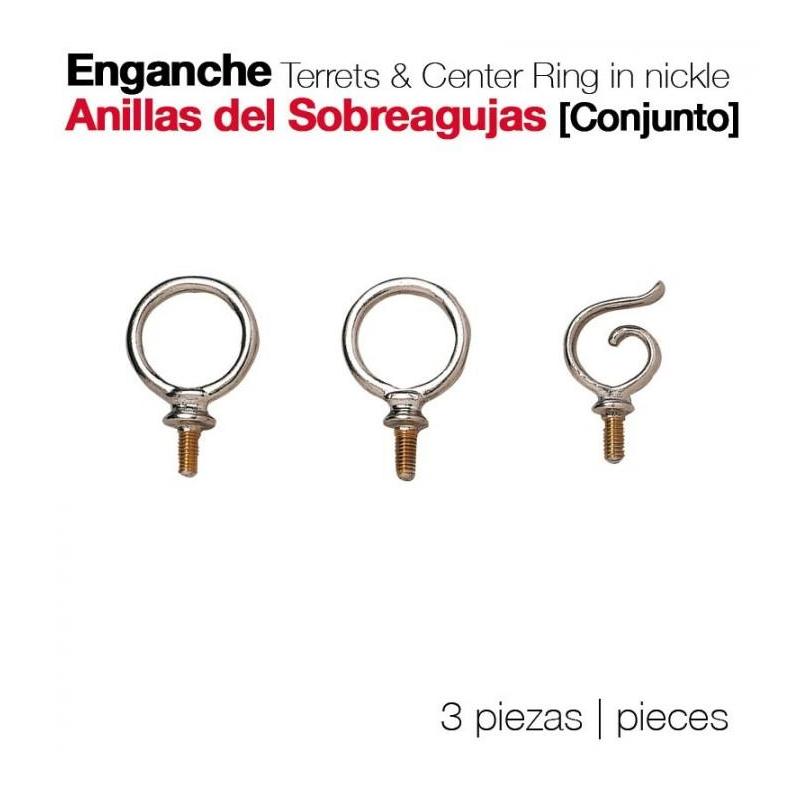  Enganche Anillas Del Sobreagujas Conjunto