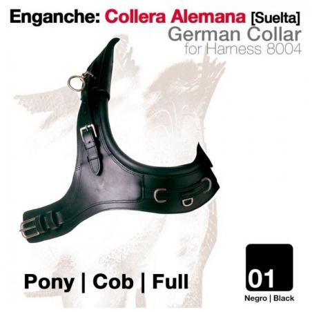  Enganche Collera Alemana Suelta Negro