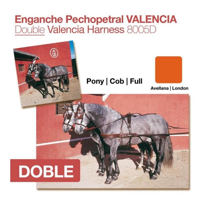  Enganche Pechopetral Valencia Doble Avellana