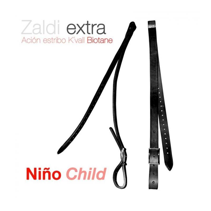Action Étrier K'vall Biotane Enfant Variante Zaldi Action Étrier K´vall Biotane Enfant Noir