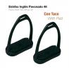  Estribo Inglés Pavonado Con Taco 221082si-46 Negro