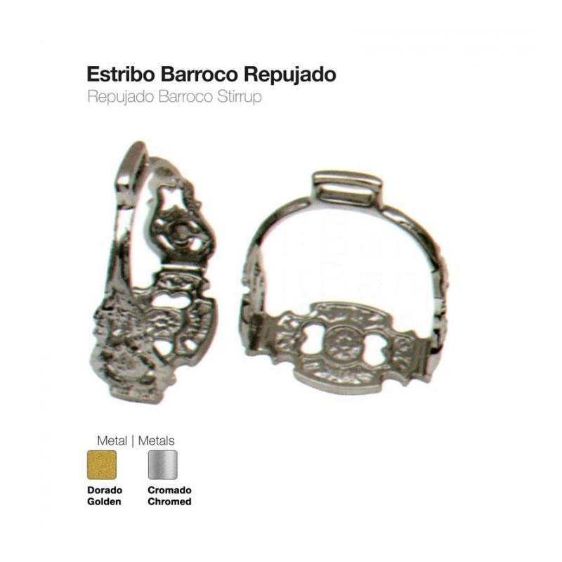  Estribo Barroco Repujado