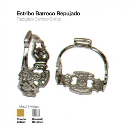  Estribo Barroco Repujado