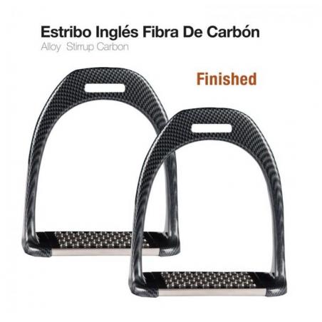  Estribo Inglés Fibra Carbón Finished 1904-ca Negro