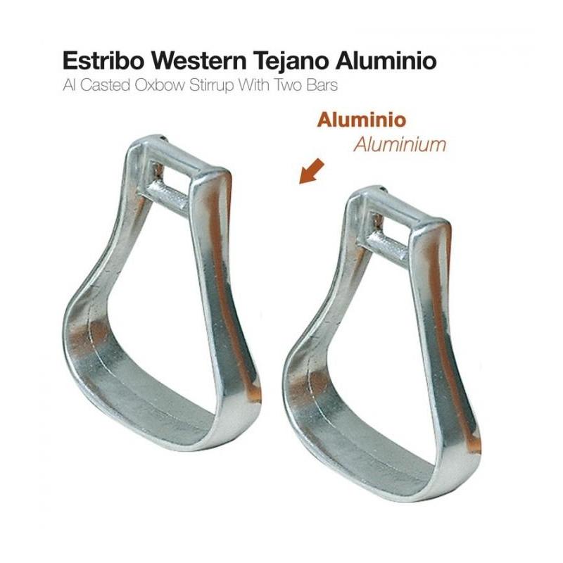  Estribo Western Tejano Aluminio 22124-46