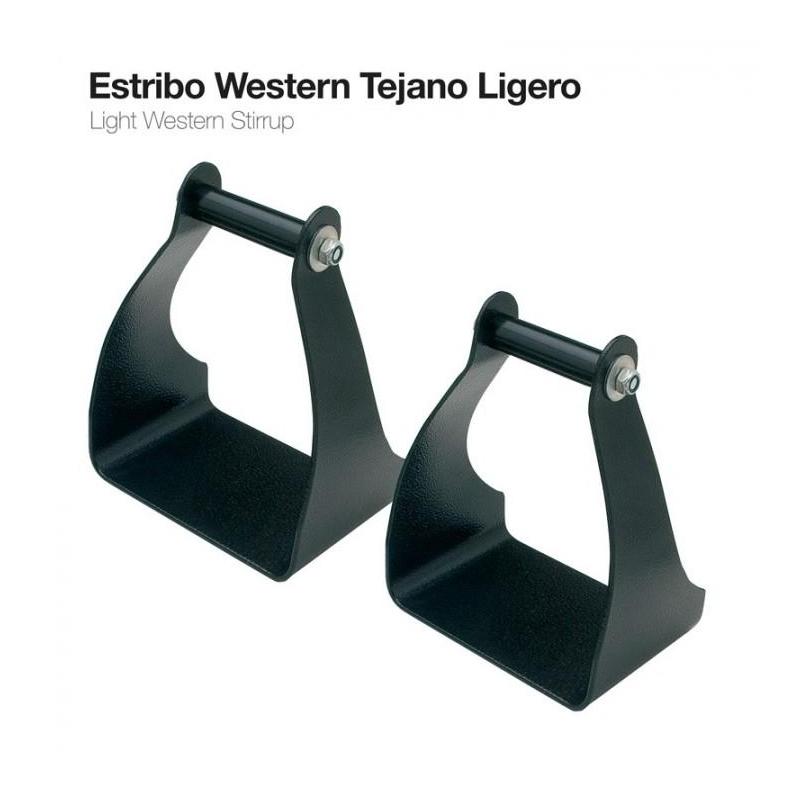 Estribo Western Tejano Negro Th-5443