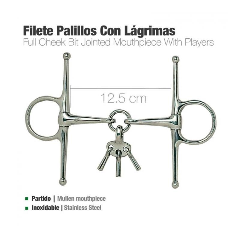  Filete Palillos Con Lágrimas Inox 21535 12.5cm