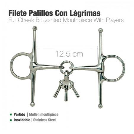  Filete Palillos Con Lágrimas Inox 21535 12.5cm
