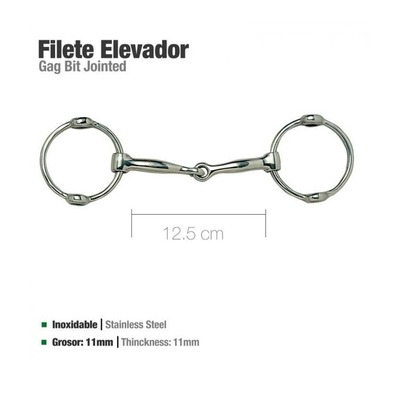  Filete Elevador Inox 21262 12.5cm