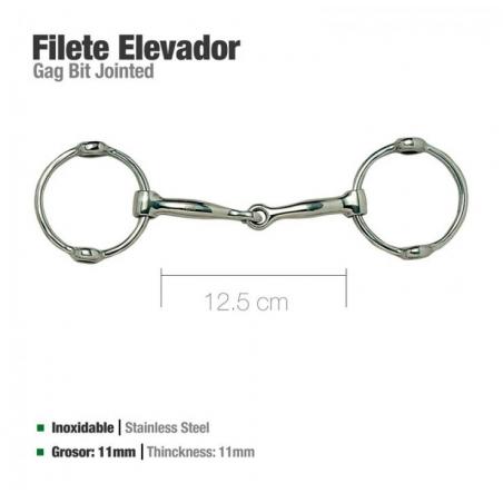  Filete Elevador Inox 21262 12.5cm