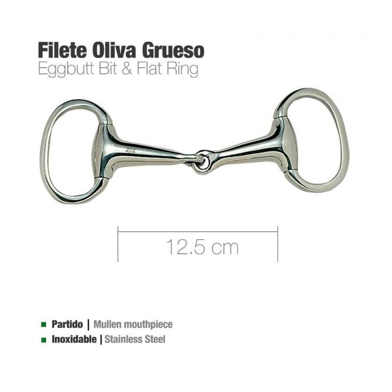  Filete Oliva Inox Grueso 21930