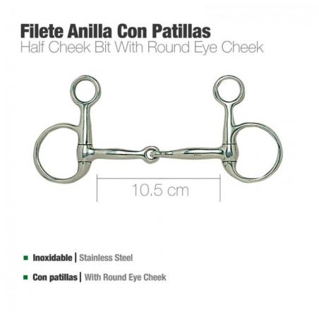  Filete Anilla Con Patillas Inox 21442