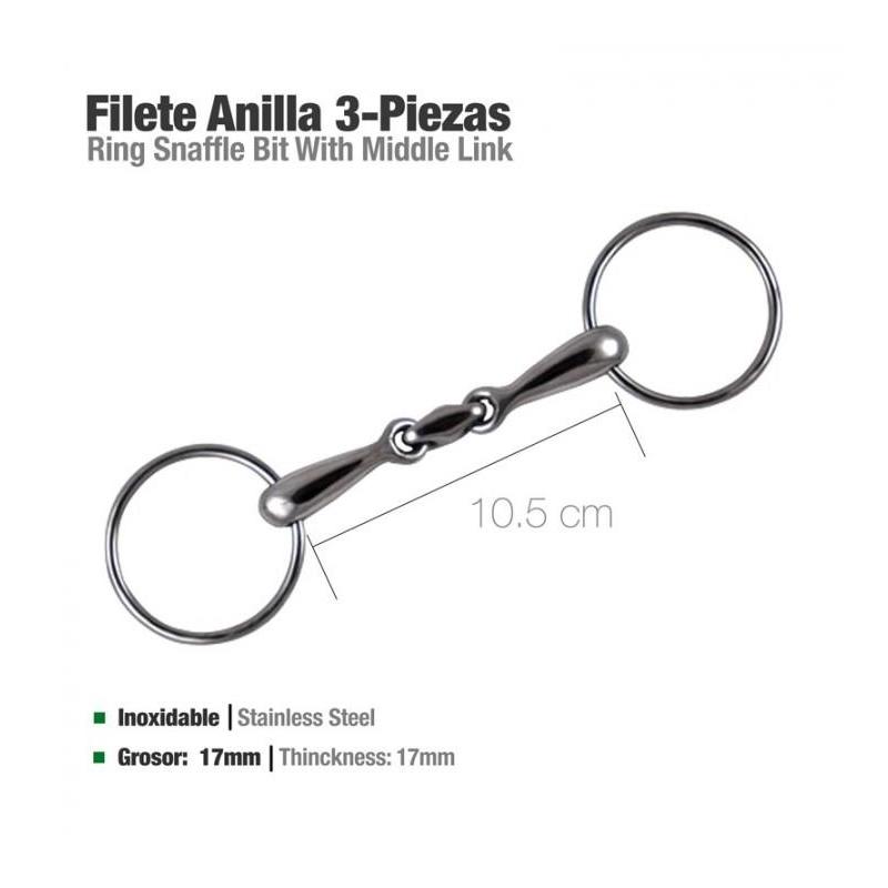  Filete Anilla 3 Piezas Inox