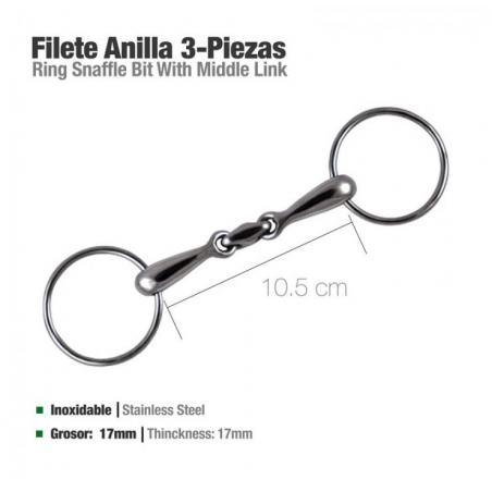  Filete Anilla 3 Piezas Inox