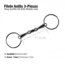  Filete Anilla 3 Piezas Inox