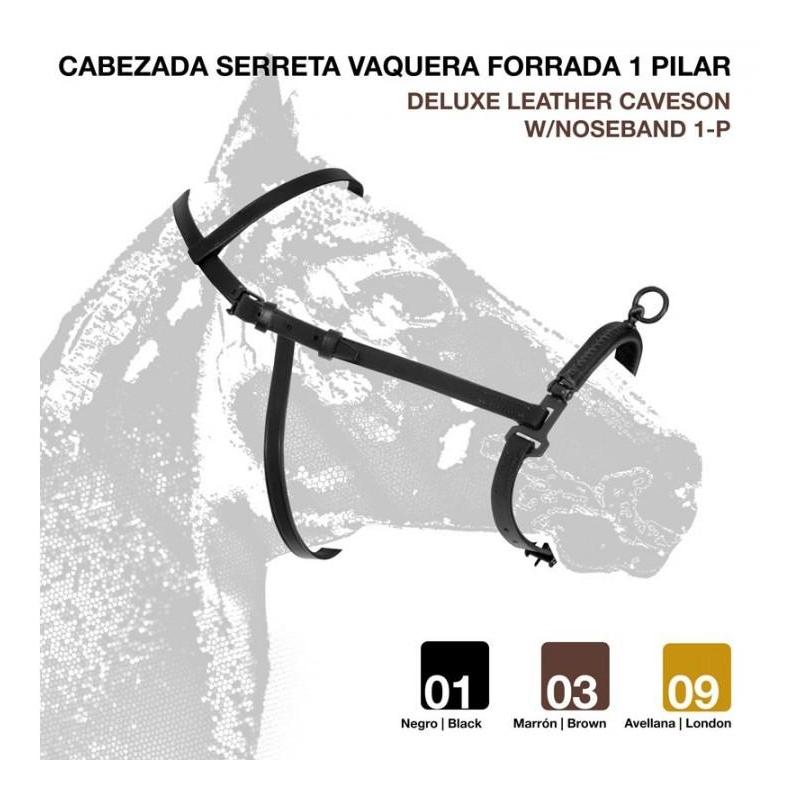  Cabezada Serreta Vaquera 1-pilar