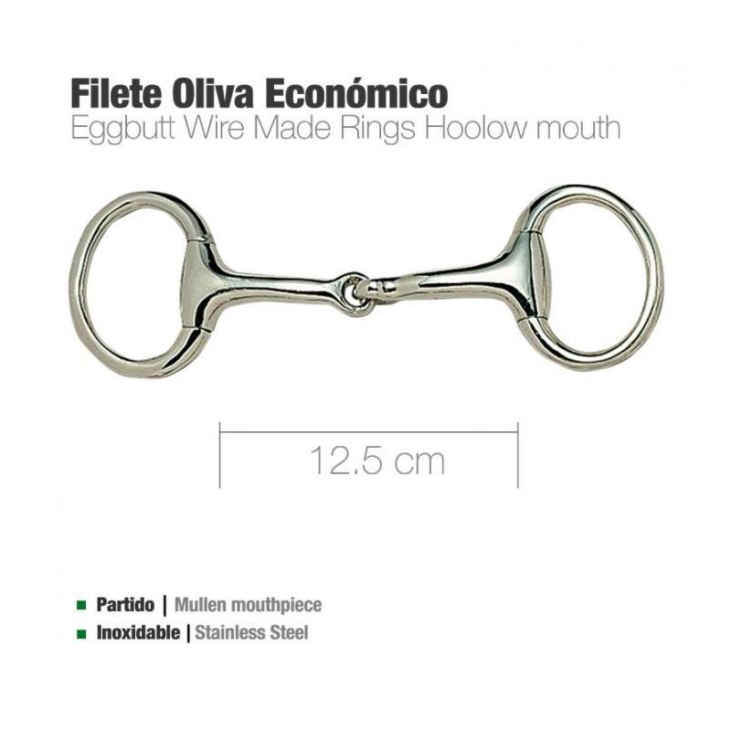 Filete Oliva Inox Económico 215309c 12.5cm