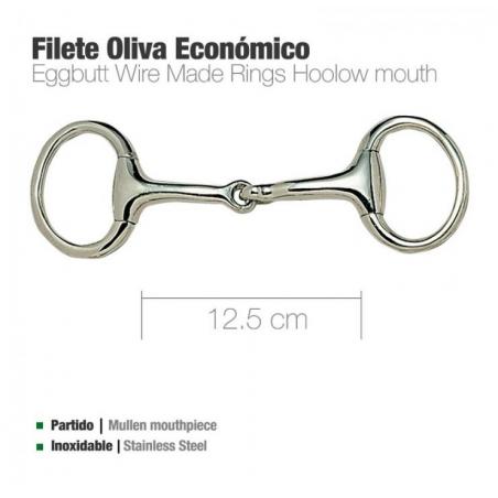  Filete Oliva Inox Económico 215309c 12.5cm