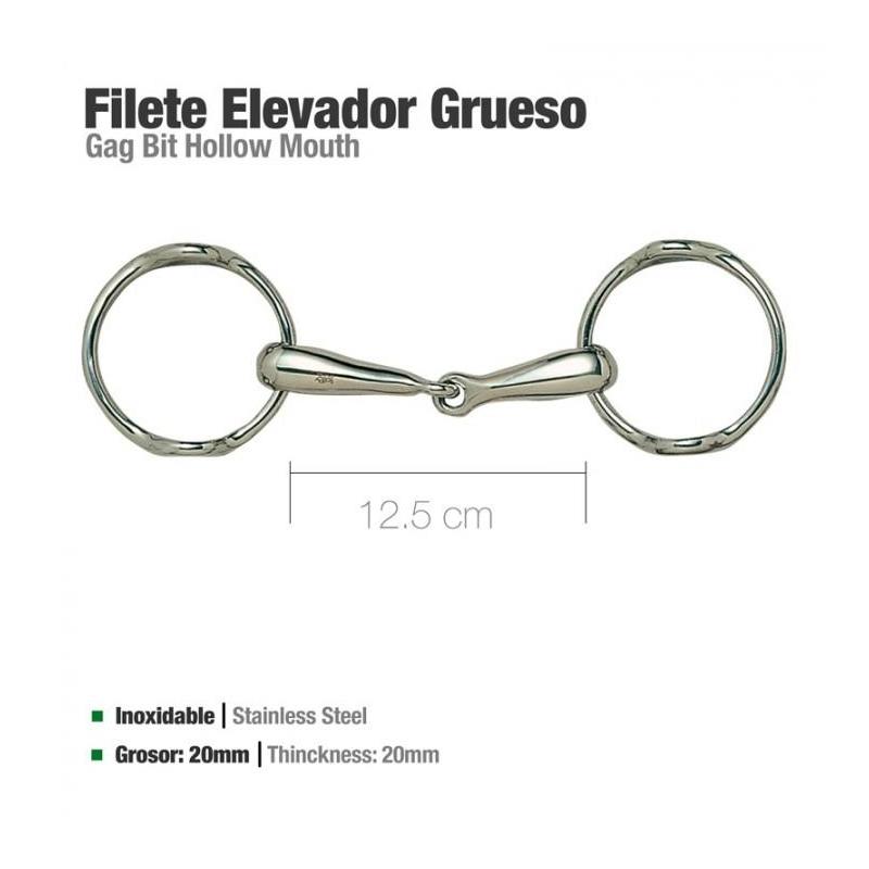  Filete Elevador Inox Grueso 21907 12.5cm