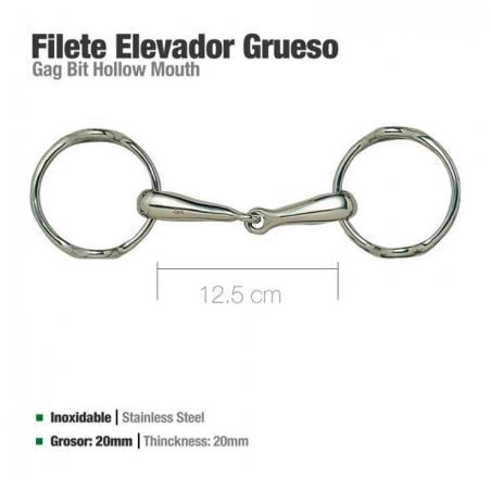  Filete Elevador Inox Grueso 21907 12.5cm