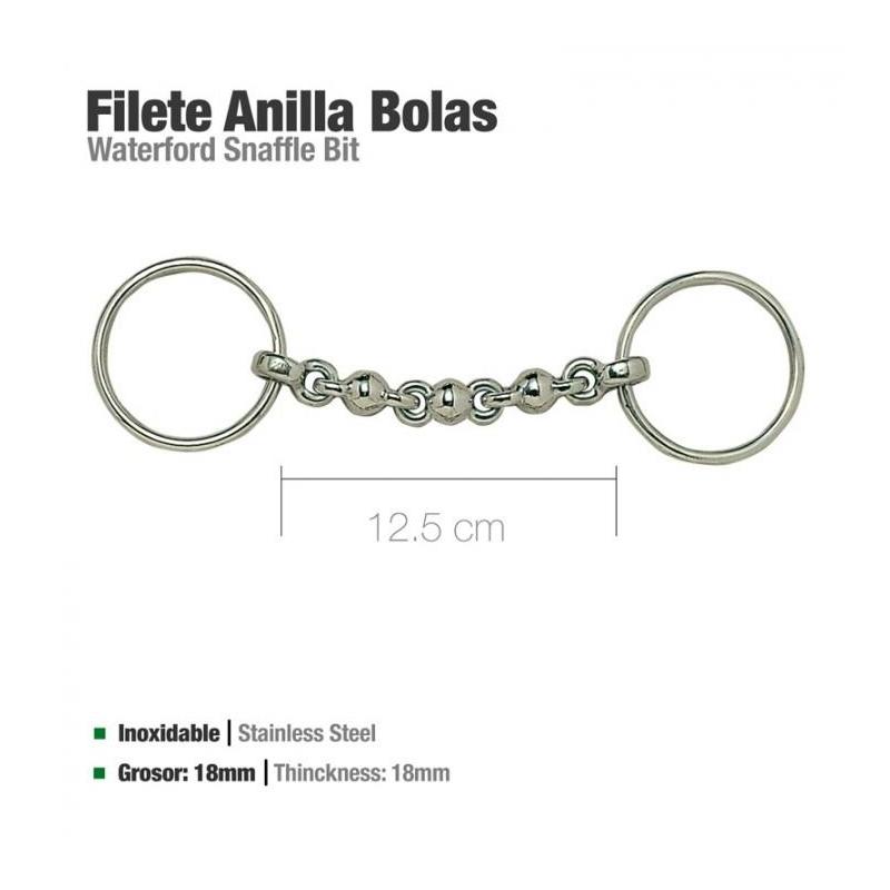  Filete Anilla Inox Bolas 21549-50 12.5cm