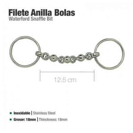  Filete Anilla Inox Bolas 21549-50 12.5cm